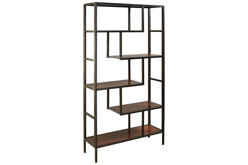 Frankwell Brown/Black Bookcase - Gate FurnitureBookcases