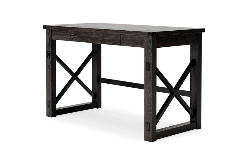 Freedan Grayish Brown 48" Home Office Desk - Gate FurnitureOffice Desks