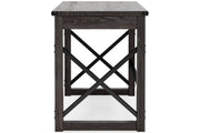 Freedan Grayish Brown 48" Home Office Desk - Gate FurnitureOffice Desks