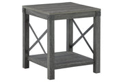 Freedan Grayish Brown End Table - Gate FurnitureEnd Table