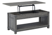 Freedan Grayish Brown Lift - Top Coffee Table - Gate FurnitureCoffee Table