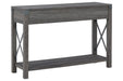 Freedan Grayish Brown Sofa/Console Table - T175-4 - Gate Furniture