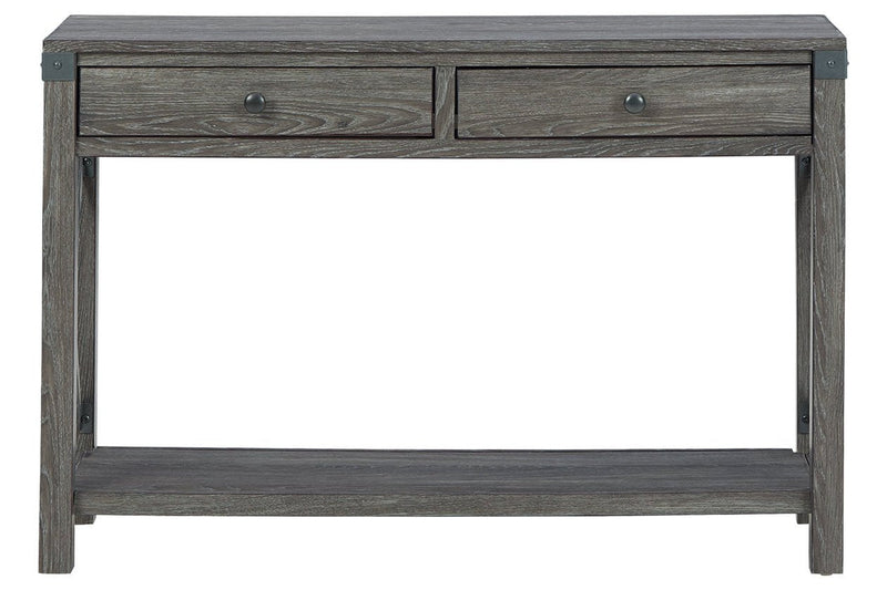 Freedan Grayish Brown Sofa/Console Table - Gate FurnitureSofa Table