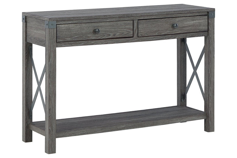 Freedan Grayish Brown Sofa/Console Table - Gate FurnitureSofa Table