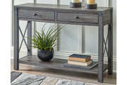 Freedan Grayish Brown Sofa/Console Table - Gate FurnitureSofa Table