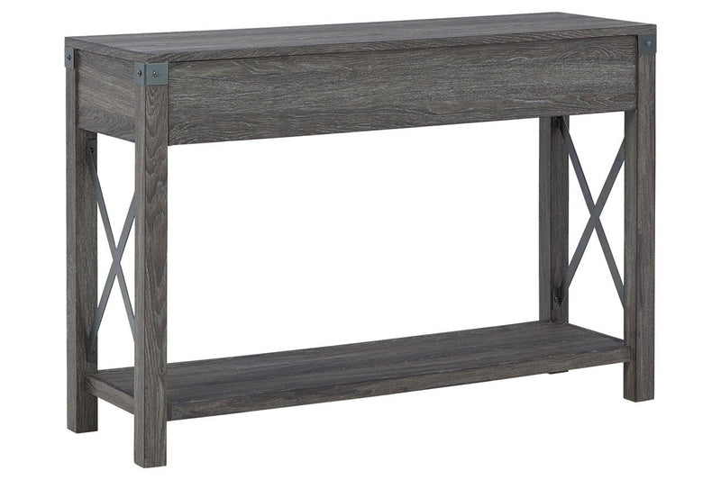 Freedan Grayish Brown Sofa/Console Table - Gate FurnitureSofa Table