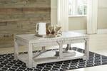 Fregine Whitewash Coffee Table with Lift Top - Gate FurnitureCoffee Table
