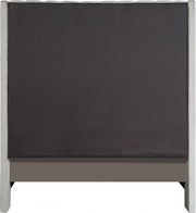 Fritz Velvet Full Bed Cream - FritzCream-F