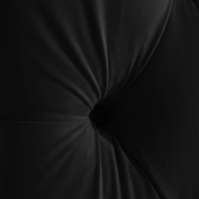 Fritz Velvet Queen Bed Black - Gate FurnitureQueen Bed