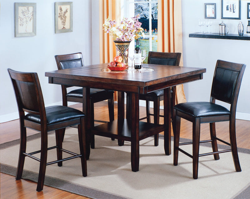 Fulton Espresso Counter Height Dining Set - Gate FurnitureCounter Height Set