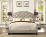 Gaby Gold Full Platform Bed - 5269PUGD-F - Gate Furniture