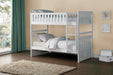 Galen White Twin/Twin Bunk Bed | B2053 - Gate Furniture