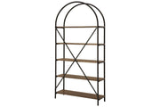 Galtbury Brown/Black Bookcase - Gate FurnitureBookcases