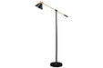 Garville Black/Gold Finish Floor Lamp - L734341 - Gate Furniture