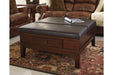 Gately Medium Brown Coffee Table with Lift Top - T845-21 - Gate Furniture