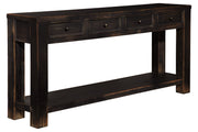 Gavelston Black Sofa/Console Table - Gate FurnitureSofa Table