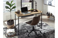 Gerdanet Light Brown/Black 43" Home Office Desk - H320-10 - Gate Furniture