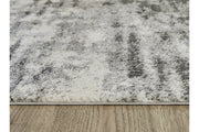 Gerdie Cream/Gray Medium Rug - Gate FurnitureRug Medium