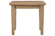 Gerianne Grayish Brown End Table - Gate FurnitureOutdoor Products