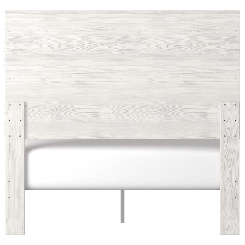 Gerridan White - Gray Full Panel Bed - Gate FurnitureFull Bed