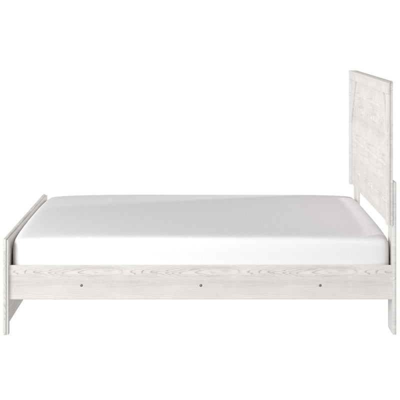 Gerridan White-Gray King Panel Bed - Gate Furniture