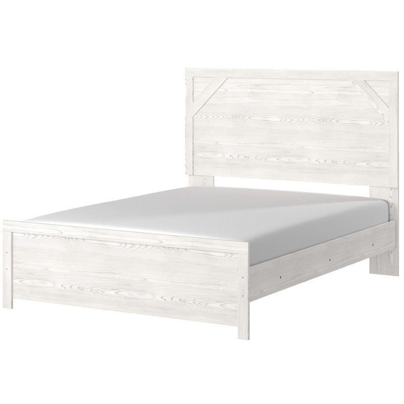 Gerridan White - Gray Queen Panel Bed - Gate FurnitureQueen Bed