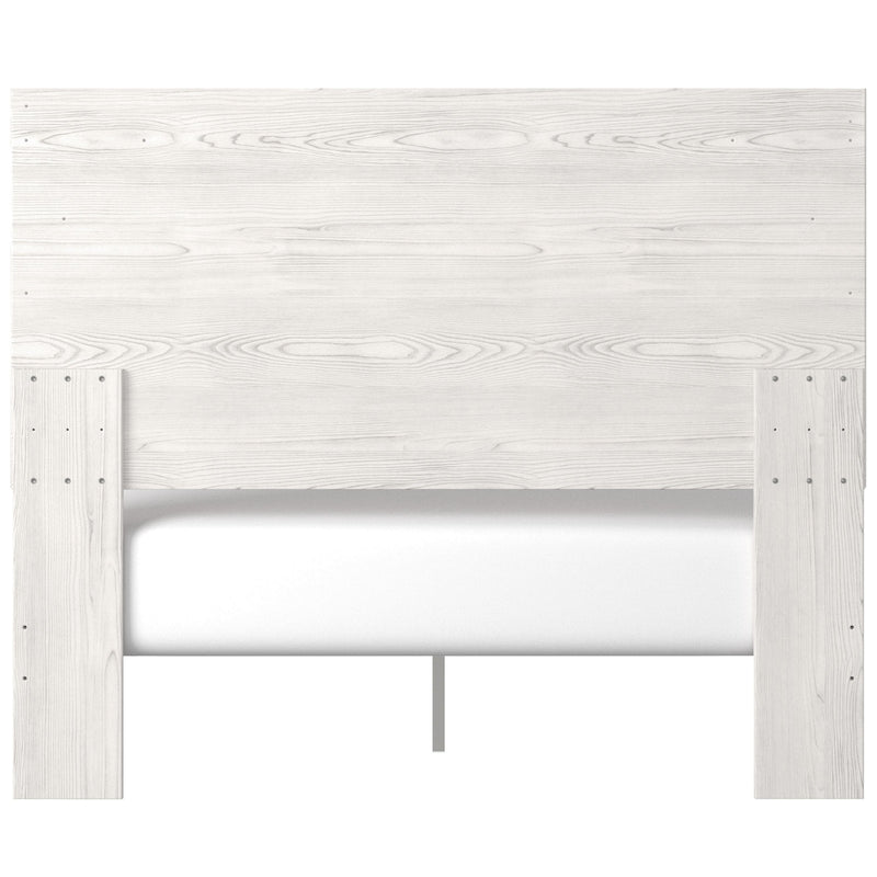 Gerridan White - Gray Queen Panel Bed - Gate FurnitureQueen Bed