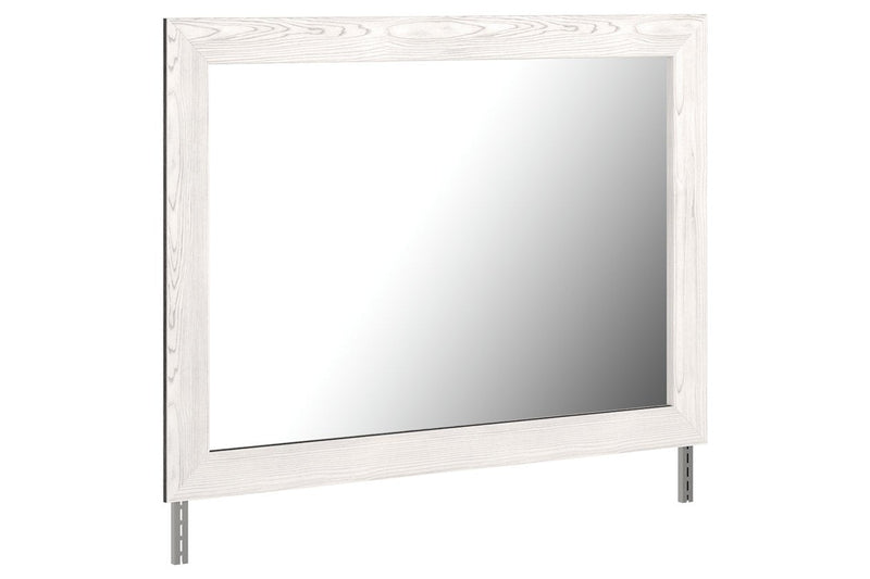 Gerridan White/Gray Bedroom Mirror - Gate FurnitureMirror
