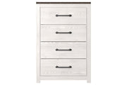 Gerridan White/Gray Chest of Drawers - Gate FurnitureChest
