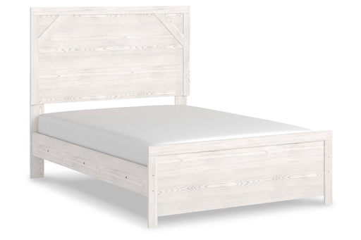 Gerridan White/Gray Full Panel Bed - Gate FurnitureFull Bed