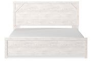 Gerridan White/Gray King Panel Bed - Gate FurnitureKing Bed