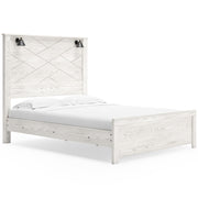 Gerridan White/Gray Lighted Panel Bedroom Set - Gate FurnitureBedroom Set