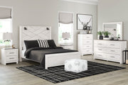 Gerridan White/Gray Lighted Panel Bedroom Set - Gate FurnitureBedroom Set