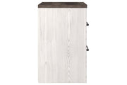 Gerridan White/Gray Nightstand - Gate FurnitureNightstand