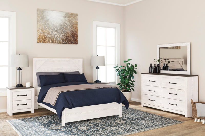 Gerridan White/Gray Panel Youth Bedroom Set - Gate FurnitureYouth Bedroom Set