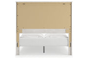 Gerridan White/Gray Queen Panel Bed - Gate FurnitureQueen Bed