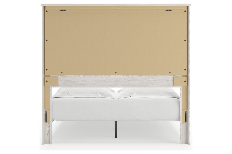 Gerridan White/Gray Queen Panel Bed - Gate FurnitureQueen Bed