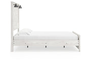 Gerridan White/Gray Queen Panel Bed - Gate FurnitureQueen Bed