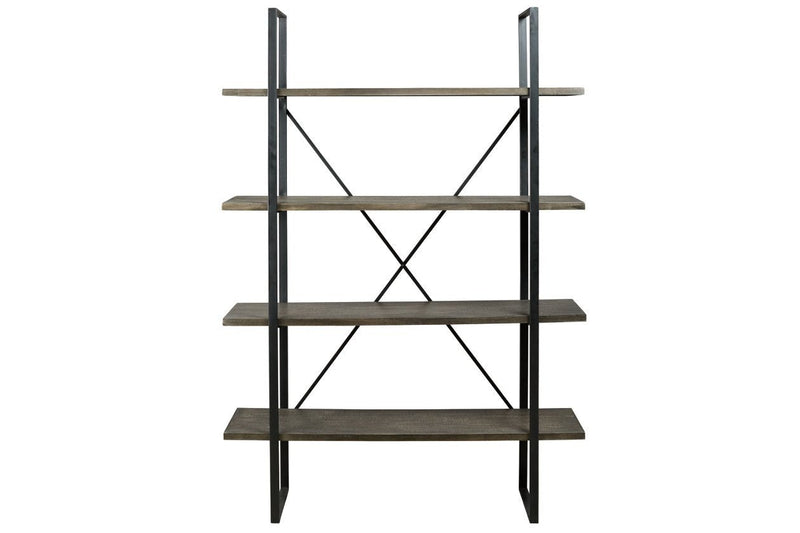 Gilesgrove Black/Gray Bookcase - Gate FurnitureBookcases