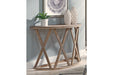 Glasslore Light Grayish Brown Sofa Table - T921-4 - Gate Furniture