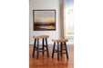 Glosco Medium Brown/Dark Brown Bar Height Bar Stool (Set of 2) - D548-030 - Gate Furniture