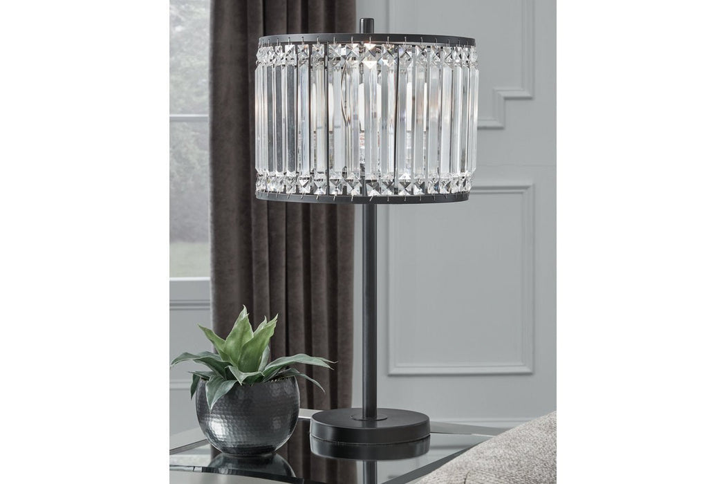 Gracella Black Table Lamp - L428164 - Gate Furniture