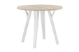 Grannen White/Natural Dining Table - D407-15 - Gate Furniture