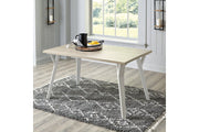 Grannen White/Natural Dining Table - Gate FurnitureDining Table