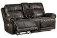 Grearview Charcoal Power Reclining Loveseat with Console - 6500518 - Gate Furniture