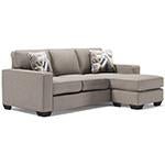 Greaves Stone Sofa Chaise - Gate FurnitureSectional