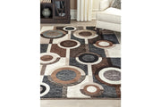 Guintte Multi 5' x 6'7" Rug - Gate FurnitureRugs