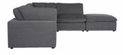 Guthrie Gray Modular 5 - Piece Modular Sectional with Ottoman - Gate FurnitureSectional