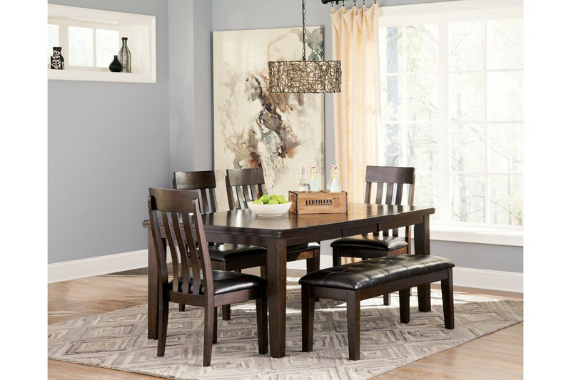 Haddigan Dark Brown Dining Extension Table - Gate FurnitureDining Table