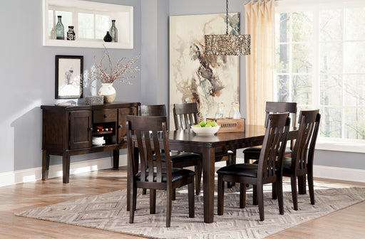 Haddigan Dark Brown Extendable Dining Set - Gate FurnitureDining Room Set